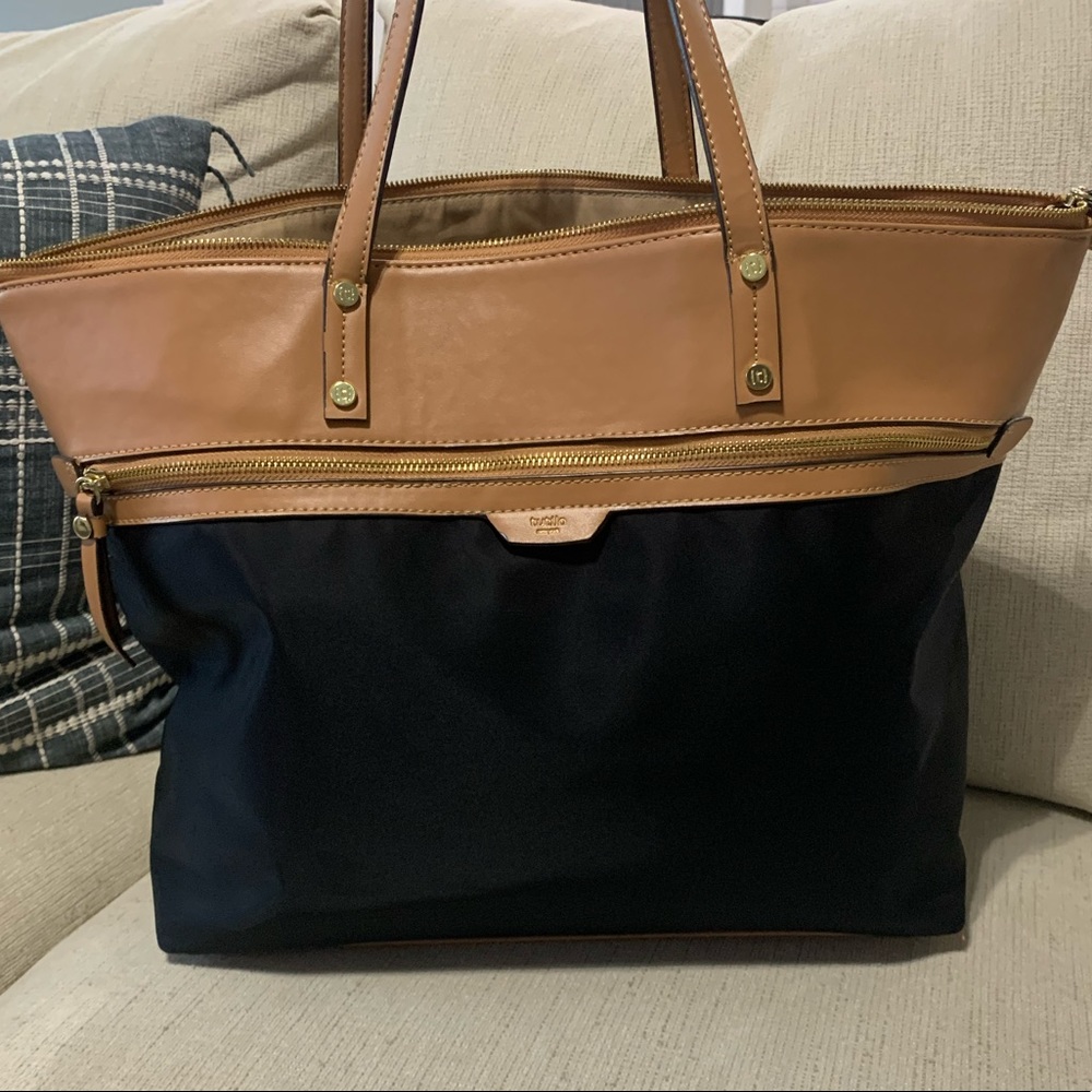 Black and Tan Tutilo Handbag